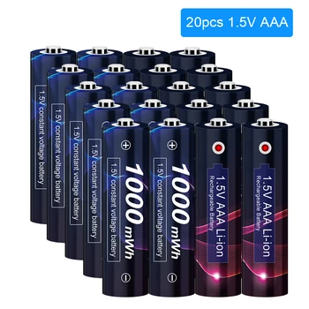 1.5 V AAA Litiu Li-ion Baterie Reîncărcabilă 1000mWh 1.5 V Baterie AAA de 1,5 v Li-ion Baterii Reîncărcabile AAA 1.5 V baterie Reîncărcabilă