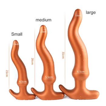 Super Lung Penis artificial Sex Anal Jucării pentru Adulți Dop de Fund de Prostata pentru Masaj Vagin Masturbator Anus Dilatator Jucării Erotice pentru Femei