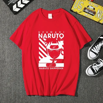 Naruto Moda Anime Japonez Tricou Barbati Sasuke Amuzant de Desene animate T-shirt Casual Cool Streetwear Tricou Cuplu Hip Hop de Top Tee de sex Masculin