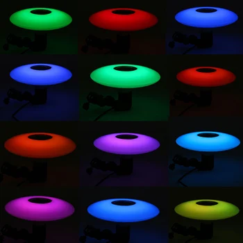 30W Moderne RGBW LED Lumina Plafon de Iluminat Acasă APP de Muzică bluetooth Dormitor Lumina Lămpii Inteligent Lampă de Plafon+24Keys Control de la Distanță