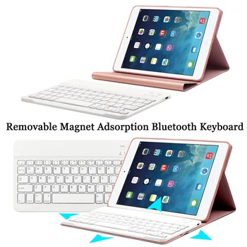 Caz de tastatură pentru iPad 9.7 2017 / iPad Air 2 1 Silicon Moale Cover pentru iPad 2017 Caz 9.7 cu Tastatura Bluetooth A1822 A1823