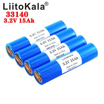 LiitoKala 33140 3.2 v 15Ah lifepo4 baterii cu litiu 3.2 V Celule pentru diy 12v 24v cu bicicleta e e-scooter power tools Bateria