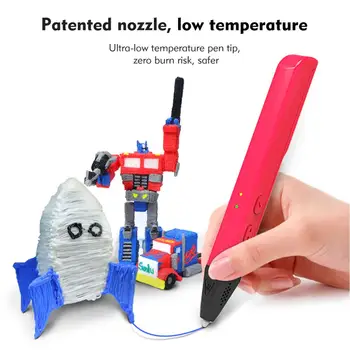 Sunlu SL-600 Imprimantă 3D Pen Suporta PLA/PCL Filament de 1.75 mm Diy Creion de Jucarii Pentru Copii&Adultt Dezlănțui Creativitatea