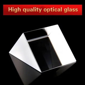 Spectrale Optice De Sticlă Optică Prisma K9 Loc Triunghi Dreptunghic Isoscel