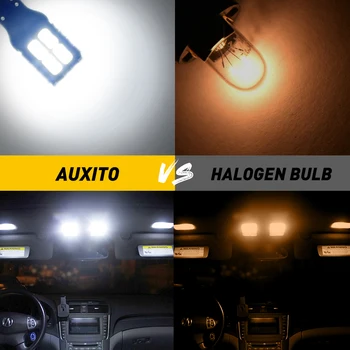 AUXITO 10x W5W T10 Becuri LED Canbus Parcare Poziție Clearance Luminile Interioare plafoniera Pentru Audi A4 B8 B6 B7 A3 8P A6 C7