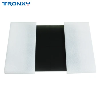 PVC Autocolant/Grilaj de Sticlă Pe Heatbed Focar Tronxy Imprimantă 3D Părți Negru de Mascare Tape255*255mm 330*330 mm pentru Imprimare 3D