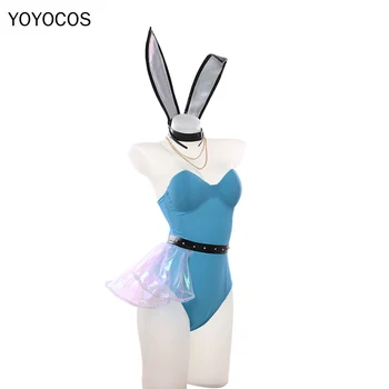 YOYOCOS Seraphine Cosplay Bunny Fata Sexy Costume Joc LOL KDA Figura Anime Cosplay Costum Catsuit Petrecere de Halloween Fete Dress