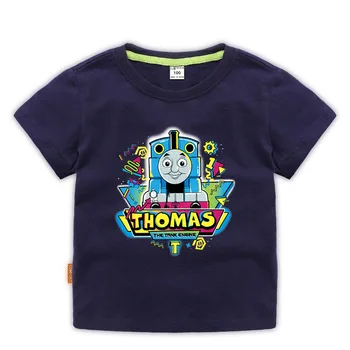 Thomas si Prieteni noi pentru copii îmbrăcăminte de vară pentru copii cu mânecă scurtă T-shirt tricou bottom jumătate cu mâneci tricou haine