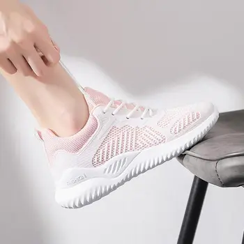 Vara Respirabil Pantofi Sport Femei Adidasi Femei 2020 Rularea Pantofi Femei Pantofi Sport de culoare Roz Sneackers Scarpe Donna GMD-1075