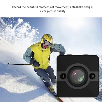 SQ12 Mini Wifi Remote Camera Ultra Înaltă Definiție 155 de Grade Unghi Larg de Lentile de aparat de fotografiat portabil cu carcasa rezistenta la apa