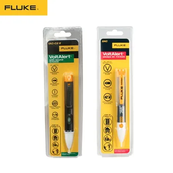 Fluke 1AC-C2 II Volt Alertă FLUKE 2AC Senzor Non-contact Detector de Tensiune AC tester Stick electrice Detector Pen