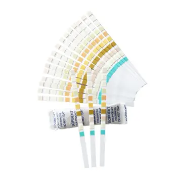 100 Benzi URS-10T Sumar de urina Reactiv Fâșii de 10 Parametri Test de Urină Benzi Leucocite, Nitriti, Urobilinogen, Proteine, pH