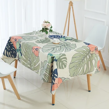 Față de masă Tropicale cu frunze de banane impermeabil fata de masa toalha de mesa nappe decoracao para casa manteles capac de masă