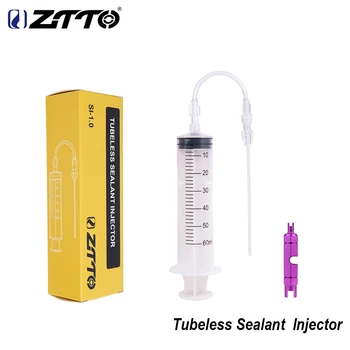 ZTTO Tubeless Etanșare Injector SI1.0 Set Pentru MTB Biciclete Rutier Tubeless Anvelope UST Anvelopă Fără Tuburi