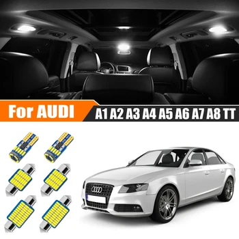 Pentru toate modelele Audi A1 8X A2 8Z0 A3 8L 8V 8P A4 B5 B6 B7 B8 A5 8T A6 C5 C6 C7 A7 4G A8 D2 D3 TT TTS 8N 8J Allroad C5 LED-uri Lumina de Interior Kit