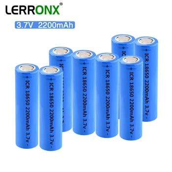 LERRONX ICR18650 3.7 V 2200mAh Li-ion 18650 baterie Reîncărcabilă pentru Lanterna Far cu Litiu de Putere Produse Electronice