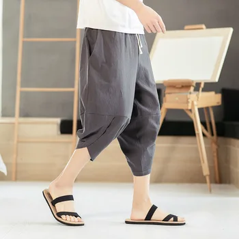 Stilul Harajuku Japonia Macara De Imprimare Largi Picior Pantaloni De Moda De Îmbrăcăminte Din China Vrac Harem Pantaloni Asiatice Haine Barbati Japonezi Kimono