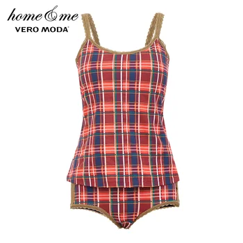 Vero Moda Femei Bumbac Carouri dantel & Chiloți Homewear Seturi de Pijamale | 3194TS504
