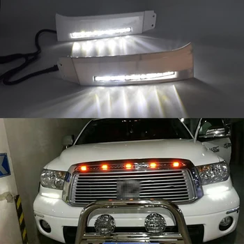 2 buc ECAHAYAKU de Mare Putere/Qulity Auto 12V cu LED DRL Lumini de Zi de Funcționare a lămpii de ceață pentru Toyota Tundra 2008 2009 2010 2011 2012 2013