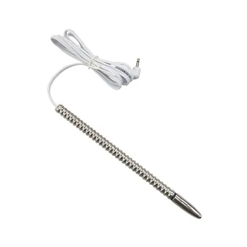 Bi-polar electro terapie de șoc dispozitiv din oțel inoxidabil cateter uretral sunet penis plug metal stimularea electrică jucărie sexuală