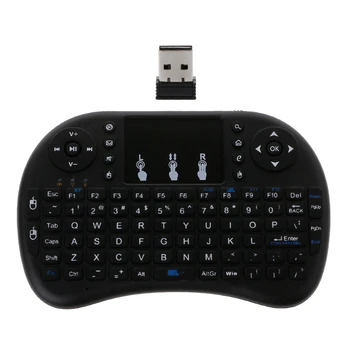 Engleză 2.4 GHz Wireless i8 Tastatura Touchpad-ul Fly Air Mouse-ul Pentru Android TV PS3