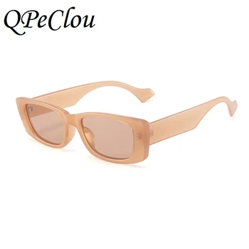 QPeClou 2021 Nouă Epocă Pătrat Mic Ochelari De Soare Pentru Femei Brand De Moda Desigenr Colorate Ochelari De Soare De Sex Feminin Nuante Oculos Feminino