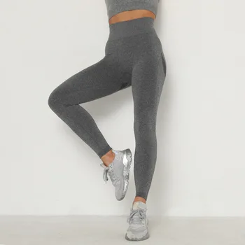 NORMOV Sport Pantaloni Push-Up Rulează de Femei Sală de Fitness Jambiere fără Sudură Burtica Control Yoga Pantaloni Stretchy