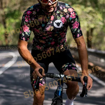 RC Team Black Sheep 2021 Ediție Limitată Ciclism Jersey Costum cu Maneci Scurte Tricou Bicicleta Și 9D Gel Pad Salopete pantaloni Scurți Tuta Da Ciclismo