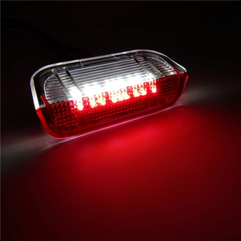 1 Pereche LED-ul Roșu Usa Masina de Avertizare Lumină de Curtoazie Ușă de Lumină se Potrivesc Pentru VW Passat B6 B7 CC Golf 6 7 Jetta MK5 MK6 Tiguan, Scirocco,