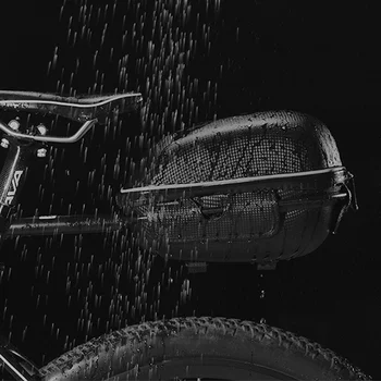 ROCKBROS Șa Sac Impermeabil Shell Greu Atârnă Spate Reflectorizante de Lumină Portante Sac de Biciclete EVA de Mare Capacitate Scaun Bicicleta Geanta