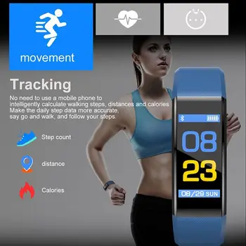 SHAOLIN Bluetooth Inteligent Brățară Bărbați Tensiunii Arteriale Smart Watch Sport Trupa de Sănătate Somn Tracker de Miscare Rata de Inima Smartwatch