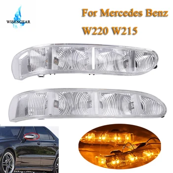 Pentru Mercedes Benz W220 W215 Usi Laterale Oglinda LED-uri de Semnalizare Lumina Semnalizare Indicator luminos Lampa CL S Class 2003-2006 WISENGEAR /