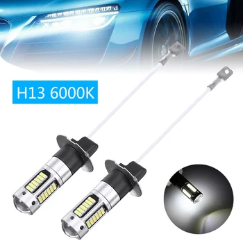 Noi 2 buc H3 Ceață cu LED-uri Lumina Alba 6000K 50W 2835 SMD 12V de Mare Putere Auto Faruri Lămpi cu Bec Auto Iluminat