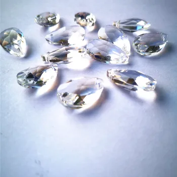 Calitate de Top 20buc/lot 22mm Cristal Clar Unghi Lacrimă de Pere Candelabru Fațete Iluminat Prisme DIY Sticlă Suncatcher Accesorii