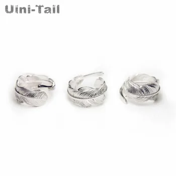 Uini-Coada 2018 hot nou argint 925 deschis pană inel reglabil dimensiune fata moda bijuterii valul fluxului de bijuterii de înaltă calitate