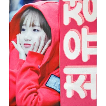 Coreeană superstar Accesorii aplauze banner personalizat dublă față-verso piele de căprioară sclipici kpop sloganul prosop Mingi jhope MOQ 20buc