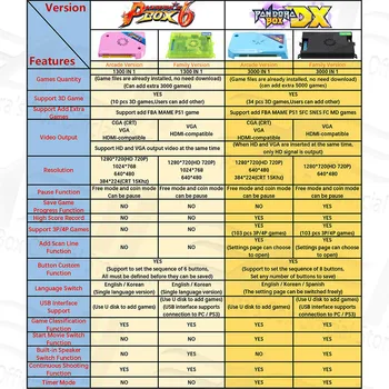 2021 Pandora Box DX 3000 în 1 joc arcade jamma placa pcb pentru masina de arcade 3P 4P joc Retro linie de scanare 3D tekken, Mortal Kombat