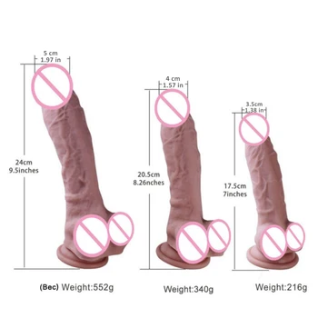 HISMITH Lichid de Silicon Vibratoare Penis Realist Inodor Dildo cu ventuza Puternica Scula în condiții de Siguranță și de Sănătate FDA Marca Jucării Sexuale pentru Femei