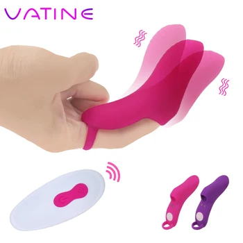 VATINE Deget, Vibrator Wireless de Control de la Distanță Stimulator Clitoris Jucarii Sexuale pentru Femei punctul G Masaj Vibrator sex Feminin Masturbator