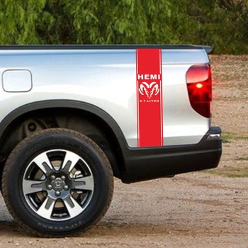 Pentru 2 buc Dodge Ram 1500 RT HEMI Pat Camion Cutie grafic Dungă decal autocolant personalizat mopar
