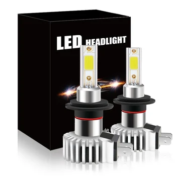 2 buc/Set D9 Auto Faruri Lampa Phare 9005 9006 H1 H4 H7 H11 Importate COB Chip 100W 26000LM Alb Cald de Mare Putere cu LED-uri Auto de Lumină