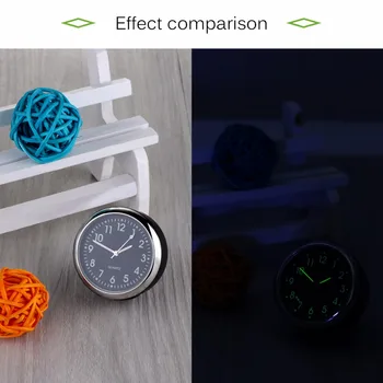 Anti-Zero Masina Mecanica Ceas Cuarț Ceas Cu Luminos De Lumină Pentru Auto, Acasă Decorare Mini Noctilucent Ceas Ceasuri