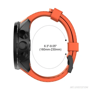 Pentru Suunto - 7/9 Baro Titan Silicon Înlocuire Watchband Încheietura Trupa Curea Bratara de Cupru Compatibil cu Spar D21 20