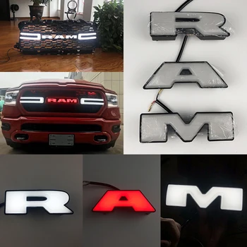 Led Emblema Grila Fata scrisori pentru Dodge RAM 1500 2500 3500 Pentru Dodge RAM Autocolant Auto RAM de Styling Auto RAM Logo-ul Autocolante Auto