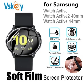 10BUC Moale Ecran Protector pentru Samsung Galaxy Watch Active 2 40mm / 44mm SmartWatch Folie de Protectie (Fara sticla)