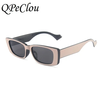 QPeClou 2021 Nouă Epocă Pătrat Mic Ochelari De Soare Pentru Femei Brand De Moda Desigenr Colorate Ochelari De Soare De Sex Feminin Nuante Oculos Feminino